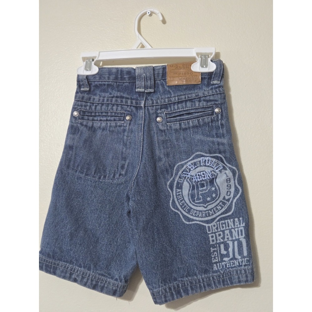 Vintage U.S Polo Assn Jean Embroidered Shorts Youth Size 4T Y2K Streetwear